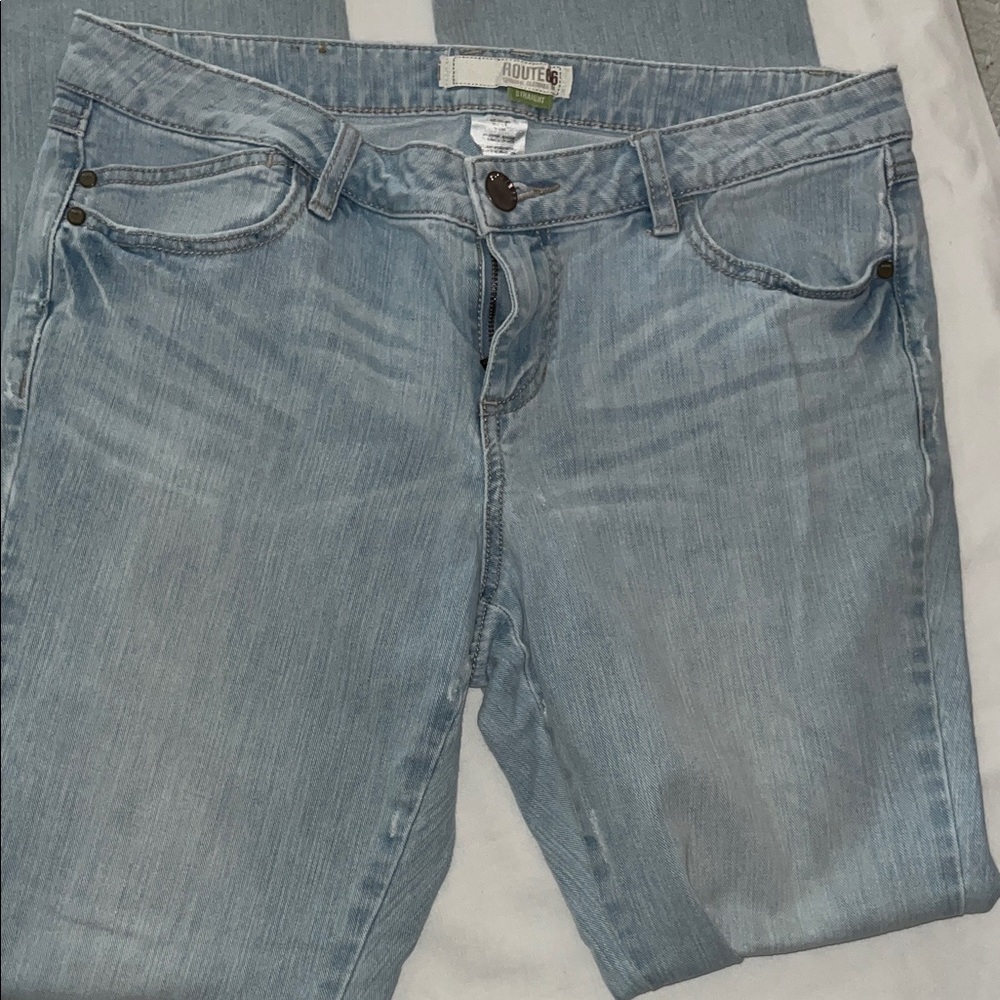 Route 66 Women's Denim Jeans - Light Blue